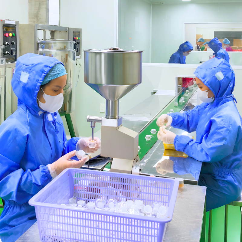 Gia công mỹ phẩm trọn gói với quy trình R&D kem face đồng bộ