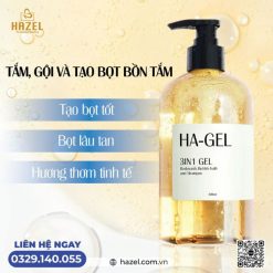 Gia công gel tắm 3IN1 theo công thức dộc quyền