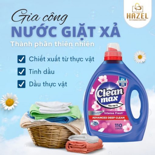 Gia công nước giặt xả trọn gói