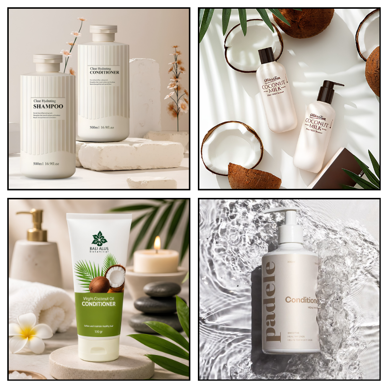 Gia công dầu xả phục hồi tóc với concept mùi riêng tại Hazel Cosmetic