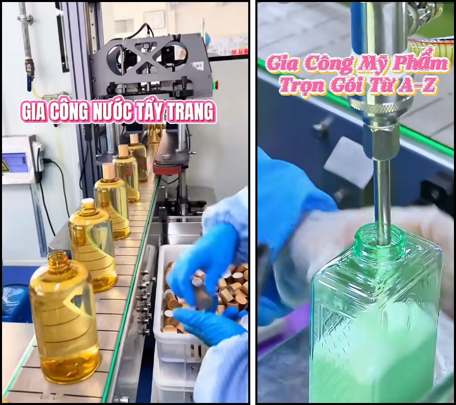 Công ty gia công mỹ phẩm trọn gói theo yêu cầu Hazel 