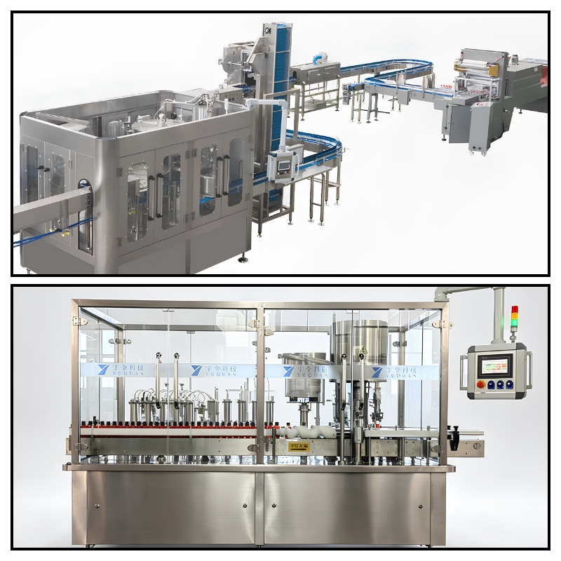 Cấu hình máy chiết tự động cần phù hợp tốc độ và dạng bao bì